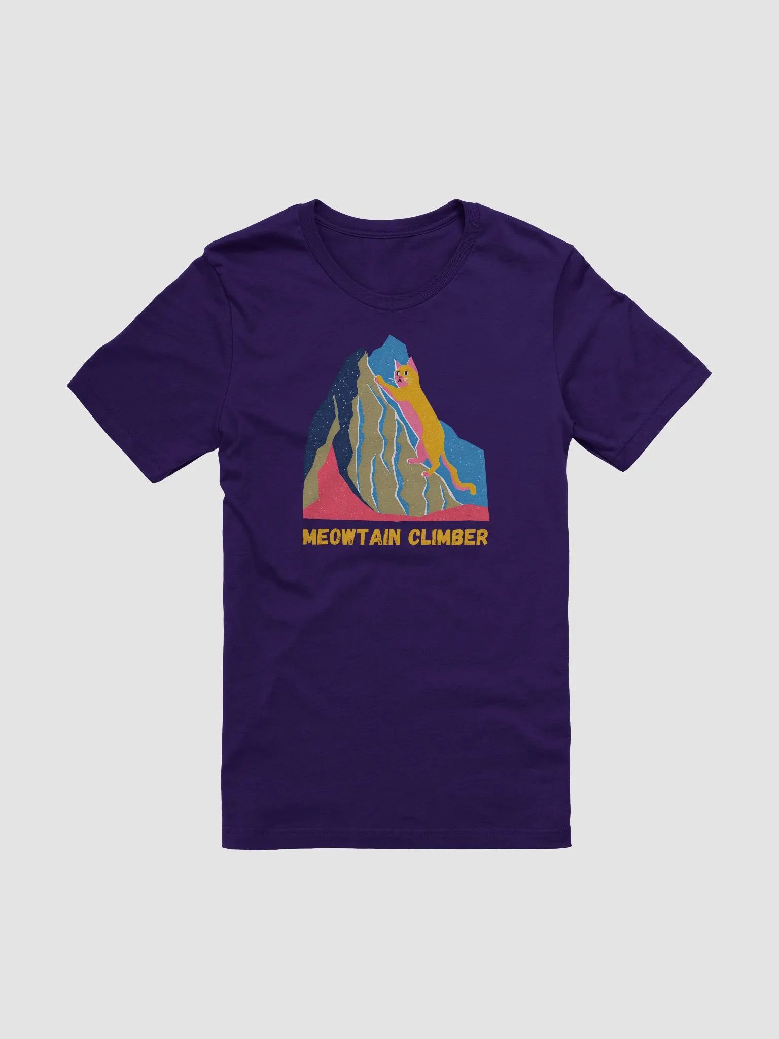 Meowtain Climber - Climbing T-Shirt product image (7)