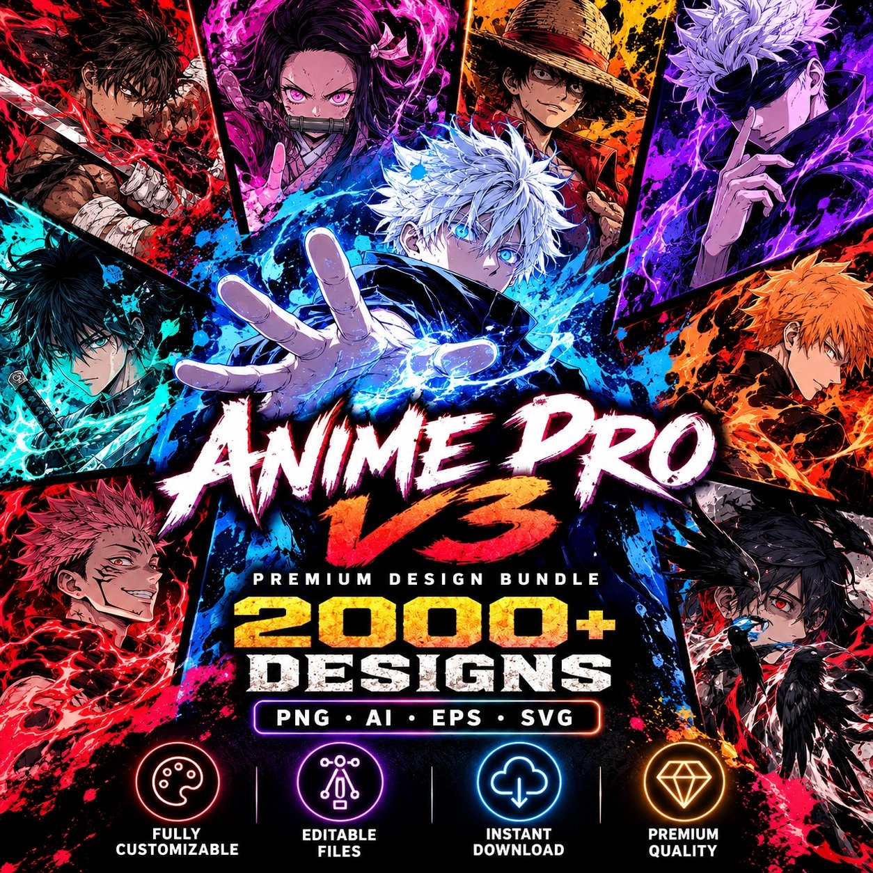 The Ultimate 2000+ Anime Graphic Vault product image (1)