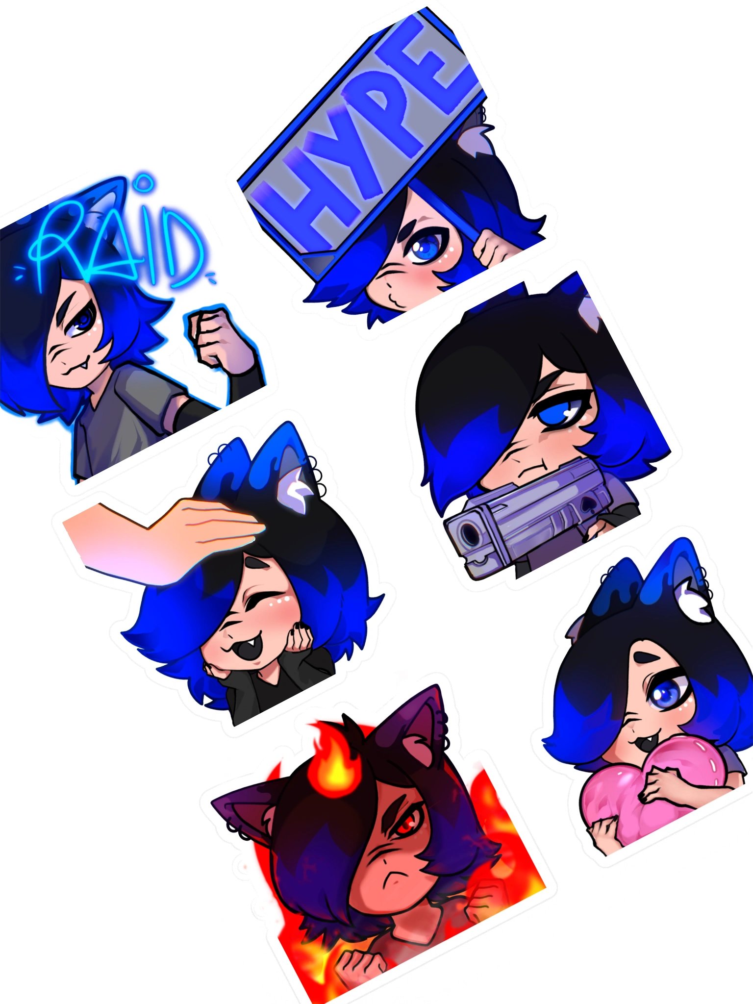 Emote Sticker Sheet 3 product image (1)