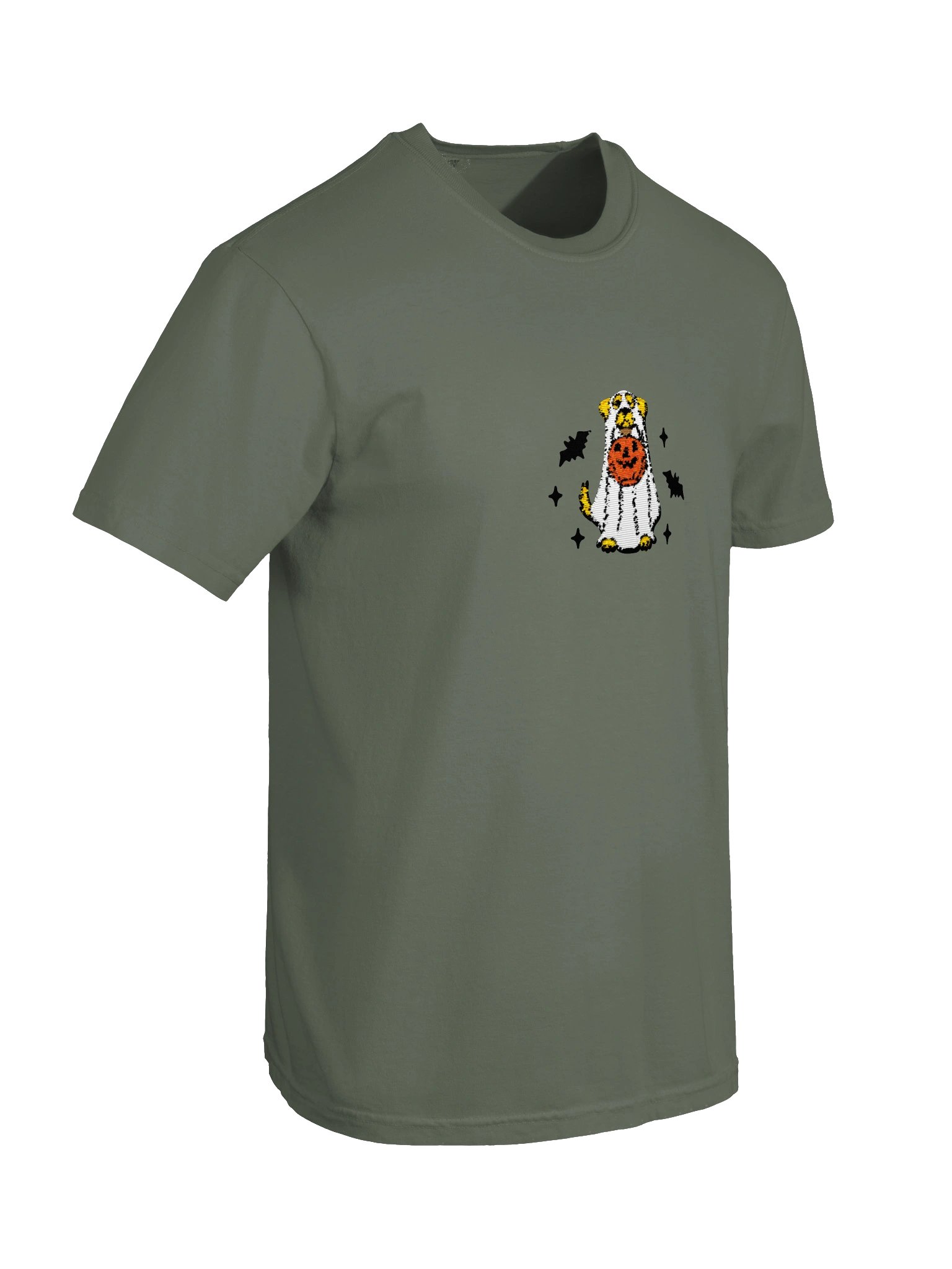 Halloween Labrador Retriever(Yellow) Embroidered T-Shirt product image (9)