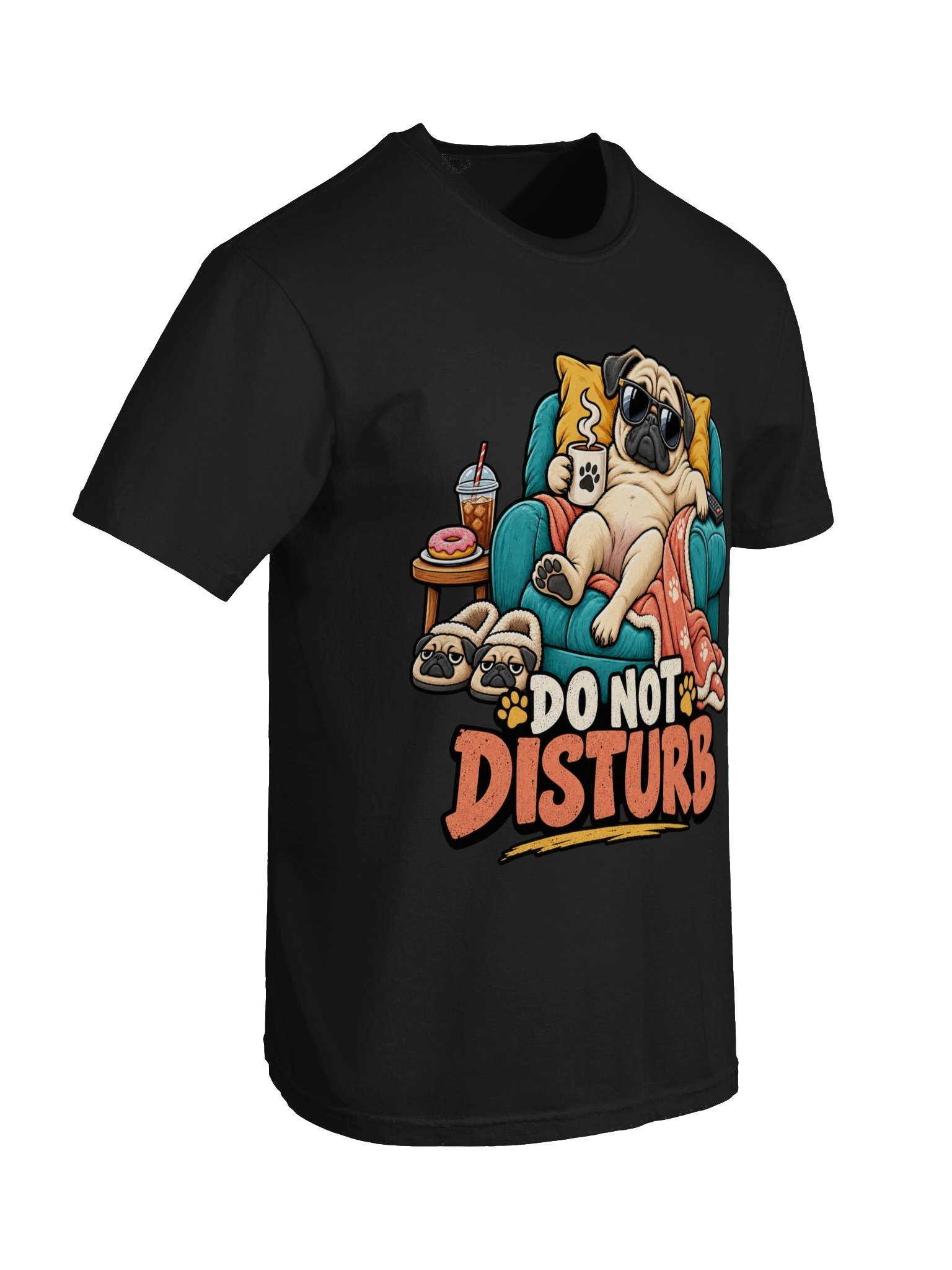 French Dog Do Not Disturb - Sarcastic Funny Animal Lover T-Shirt | Sassy Frenchie Humor Tee product image (5)