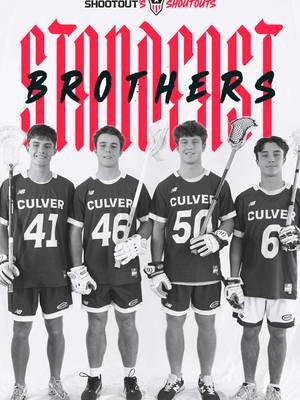 All 4 Standfast brothers committed to the Naval Academy. 4 brothers. 1 team. That's unheard of in collegiate sports. Congrats to the Standfast brothers. We can't wait to see you hit the field for the Midshipmen. @shootoutforsoldiers 