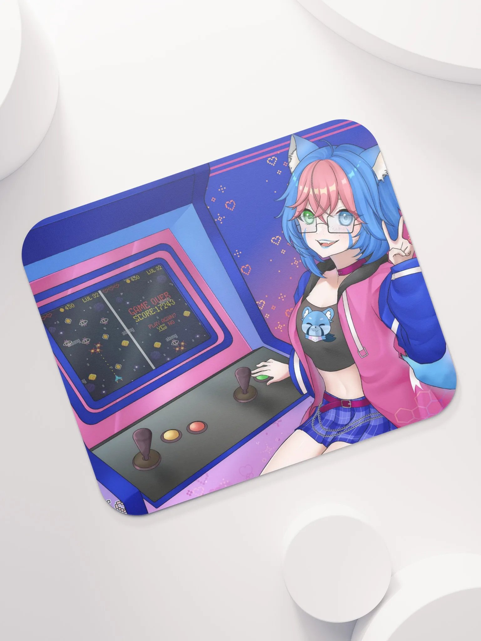 Aya's Arcade Mouse Pad (8.7″ × 7.1″) product image (7)