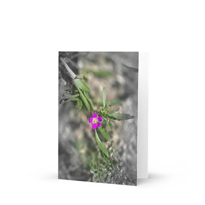 Pretty Purple Flower Greeting Card product image (1)