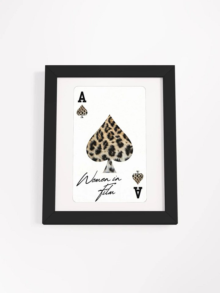 WIF PLAYING CARD FRAMED POSTER product image (5)