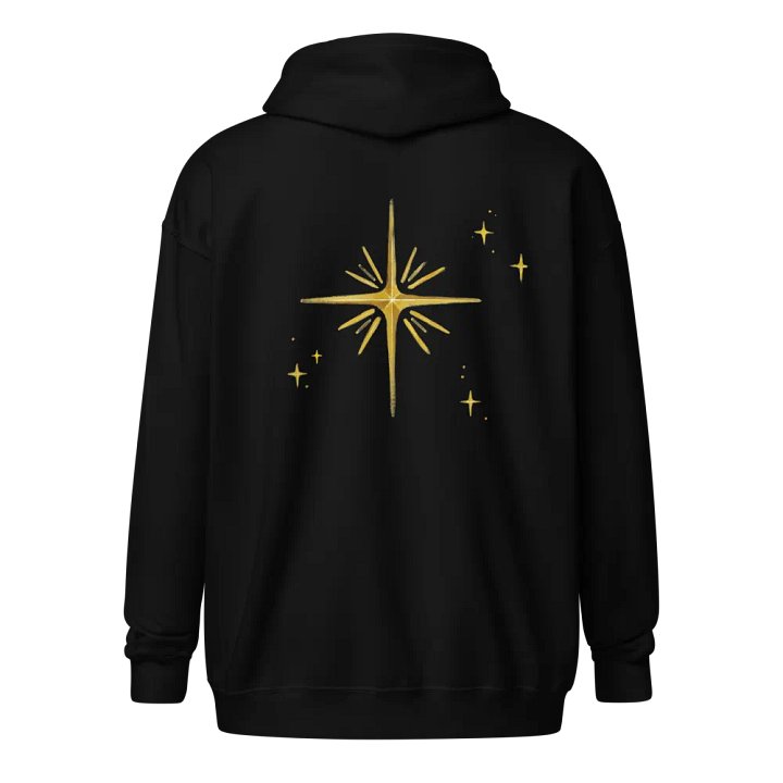 HOODIE ZIP imprimé "Believe in magic" product image (2)
