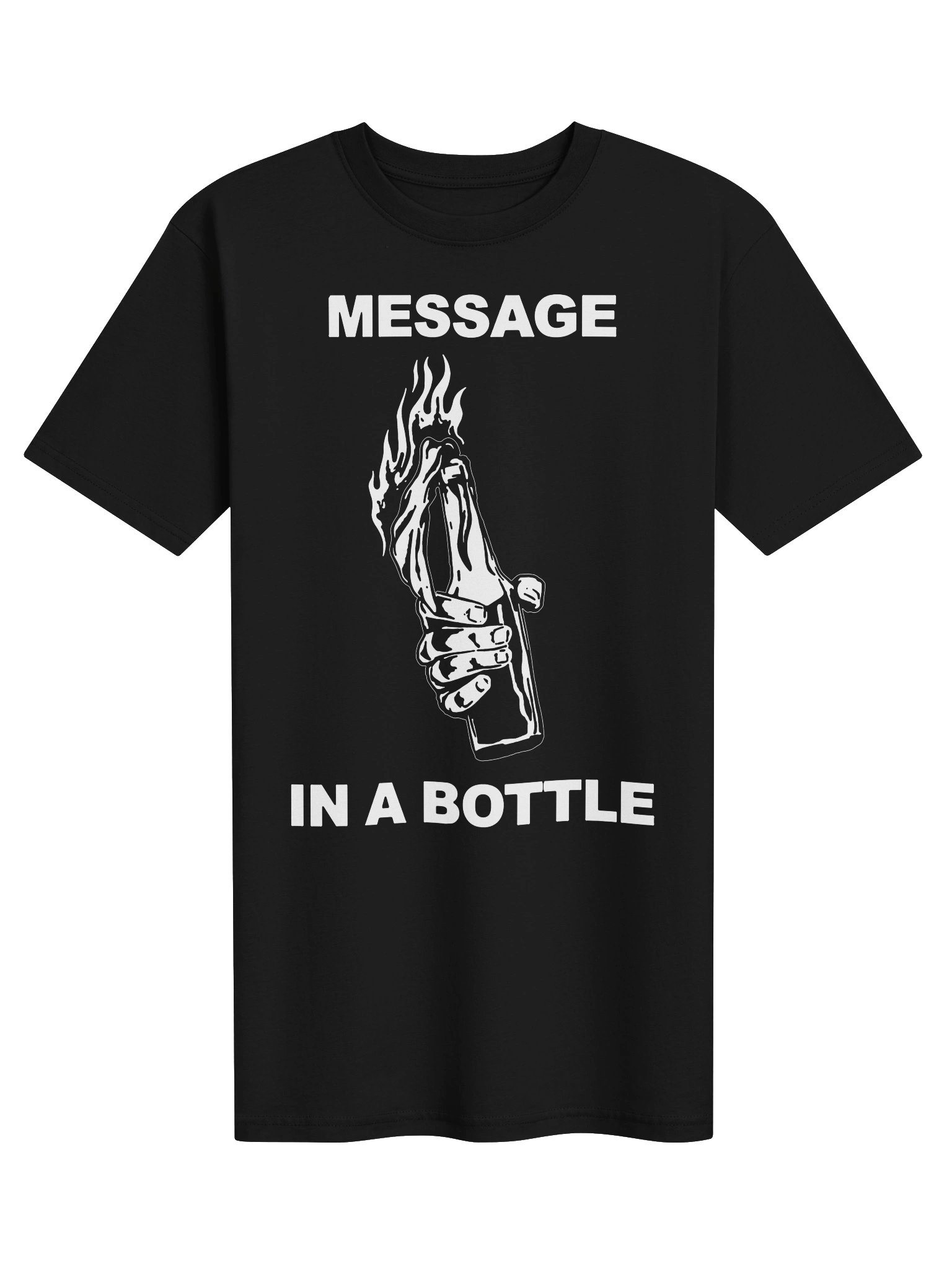 MESSAGE - Black Tshirt product image (1)