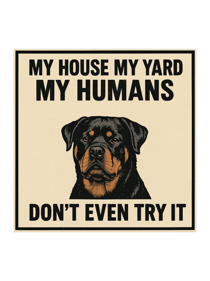 Guardian Rottweiler Sticker product image (2)