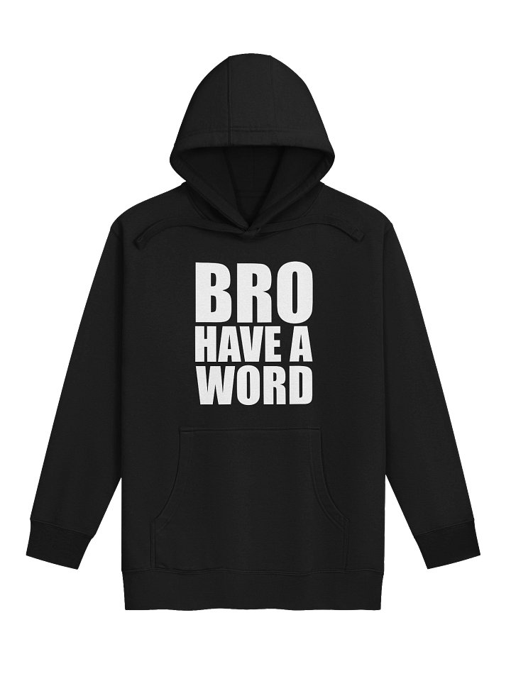 BRO HAVE A WORD - BLACK product image (1)