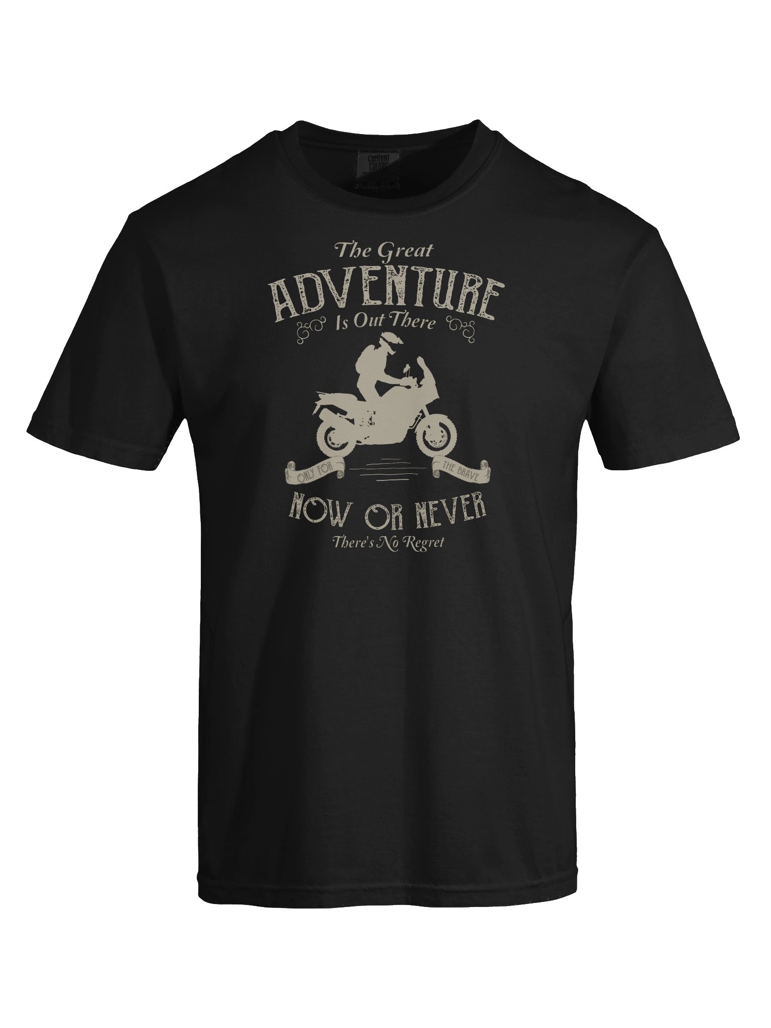 The Great Adventure Is Out There | Motorcycle T-Shirt product image (1)