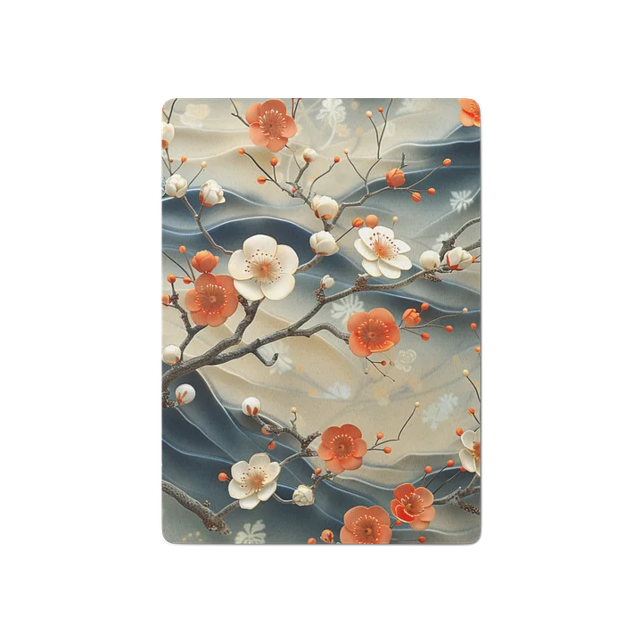Traditional Japanese Playing Cards - Plum Blossom Aesthetic Poker Deck product image (2)