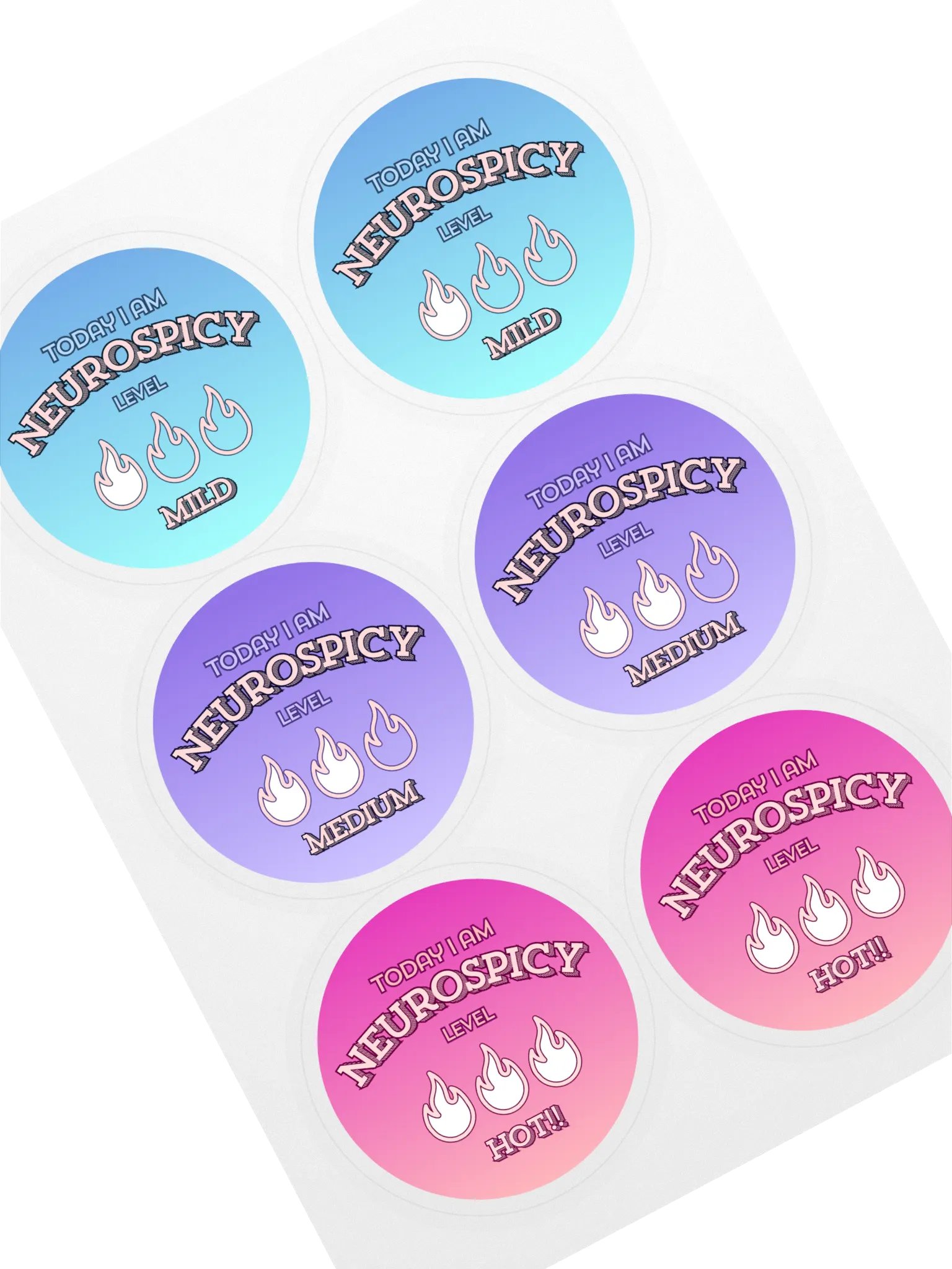 Neurospicy -Sticker set product image (1)