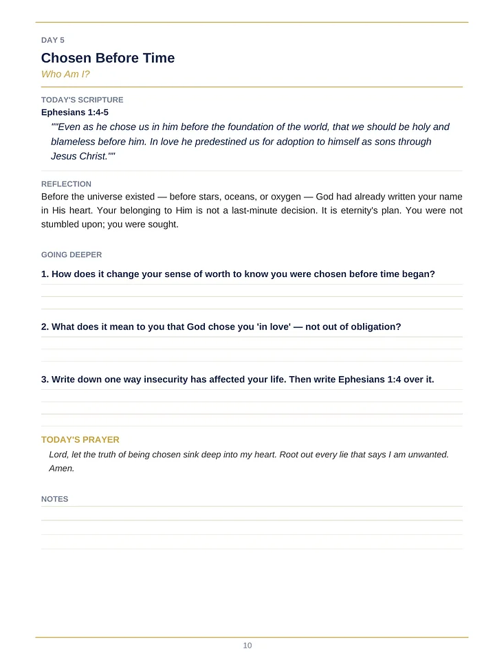 The Father's Heart for Youth Study Journal product image (2)
