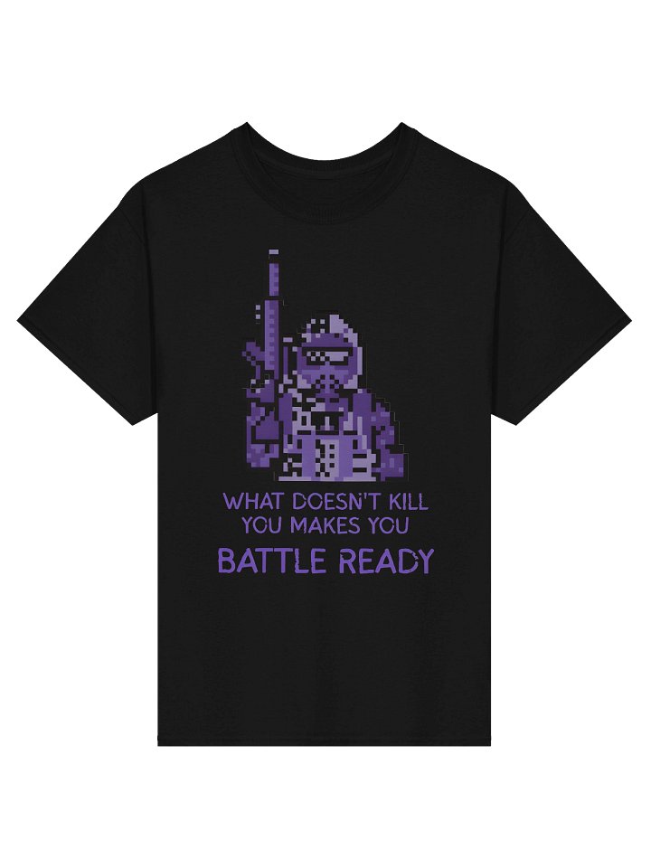 Pixelated Battle Ready Tee product image (1)