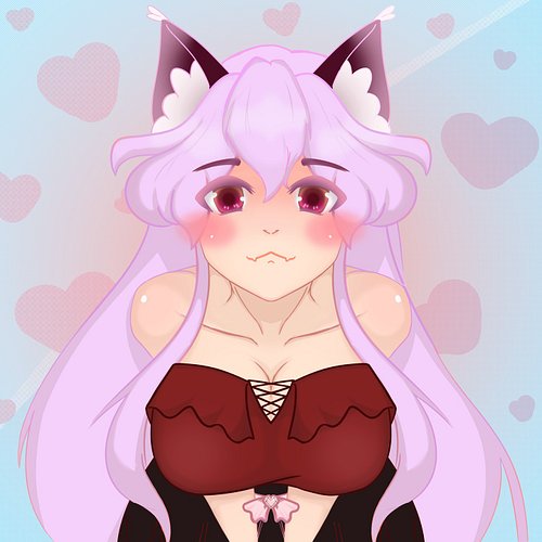 Nya~ Are you all ready for the Love Month? I can't wait to show you everything i'm making~ >w<

Here's the Valentines Day Art...