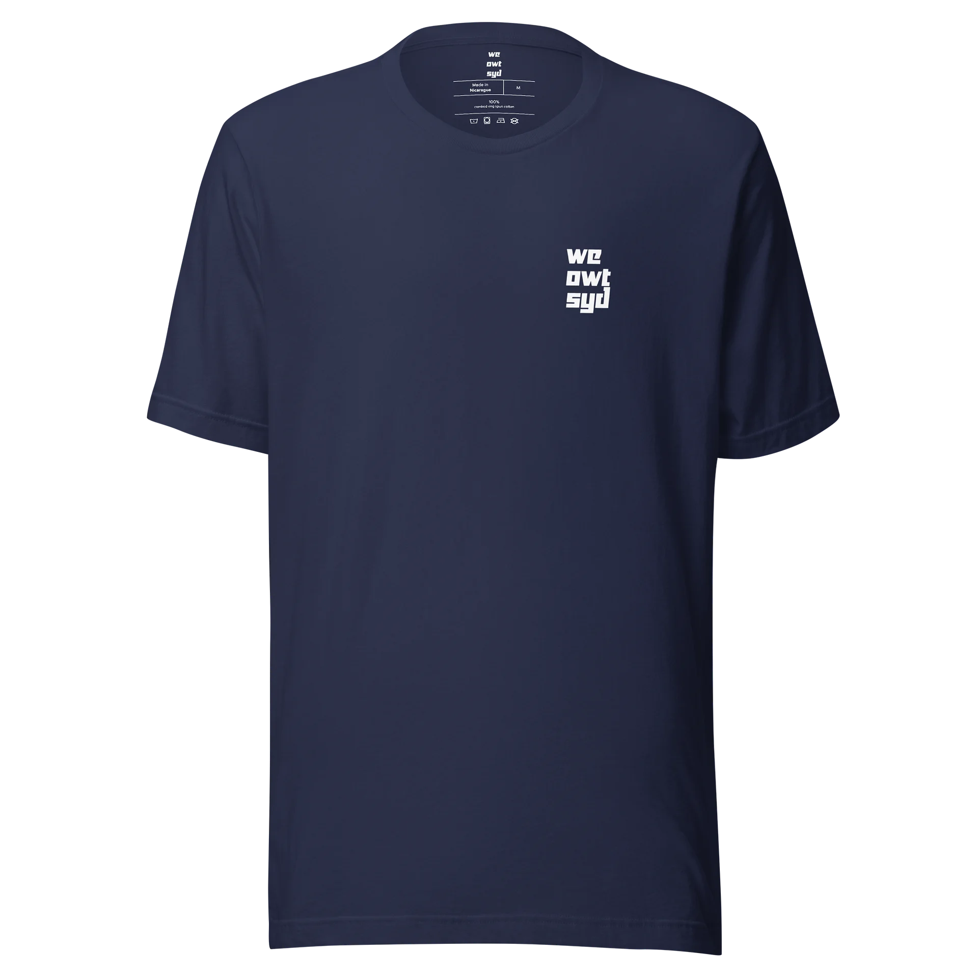 WeOwtsyd Premium T-Shirt - Chest Logo - Navy product image (1)
