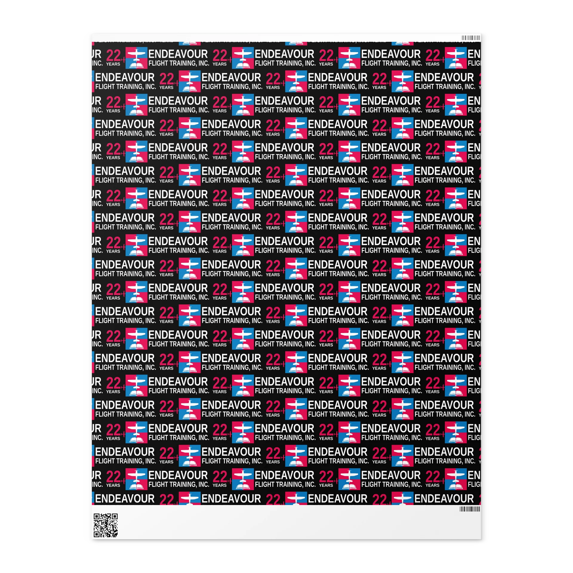Endeavour Flight Training Logo Pattern Wrapping Paper product image (2)