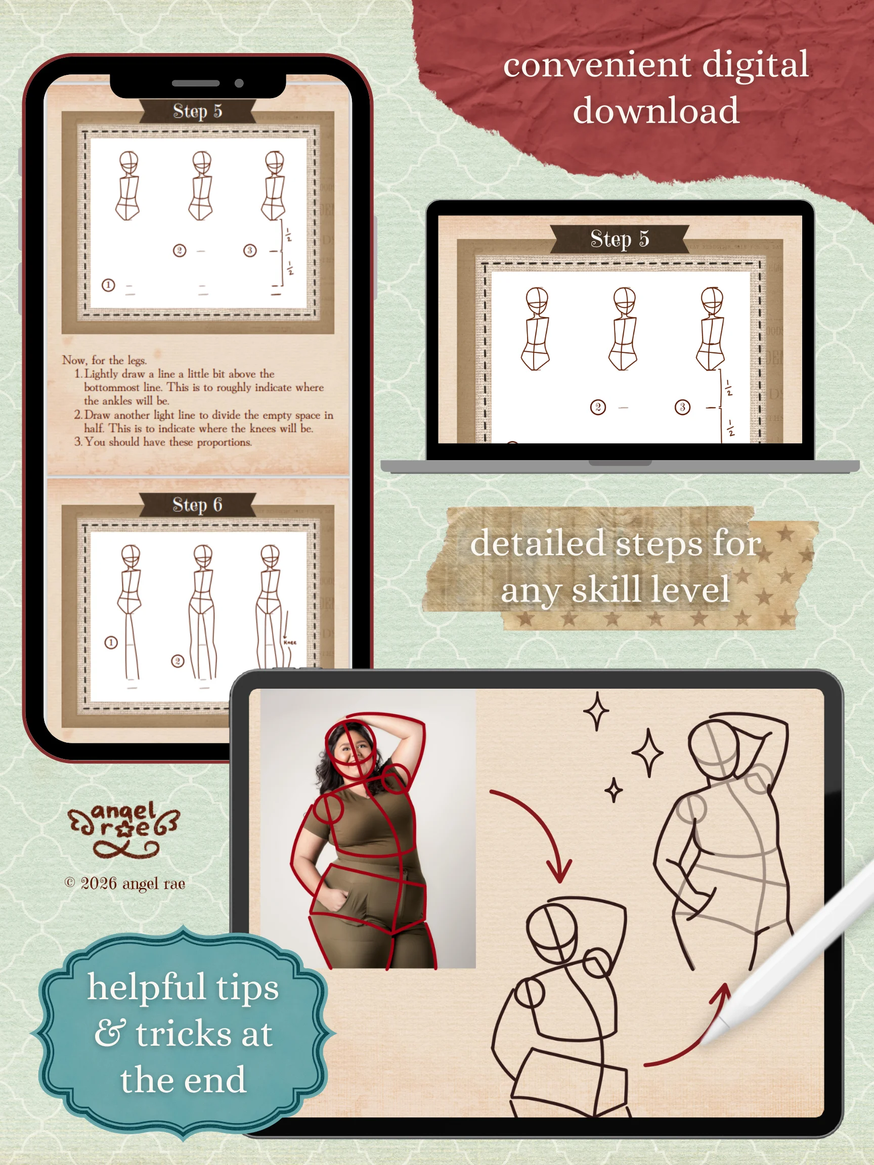 How I Draw Human Bodies: A Step-by-Step Guide to Stylized Anatomy for Beginners product image (2)