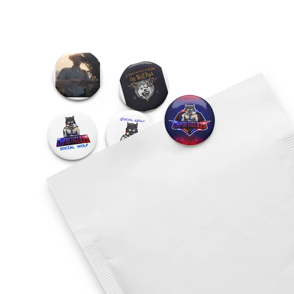 CHPOfficer20 Chic Pin Button Set product image (8)