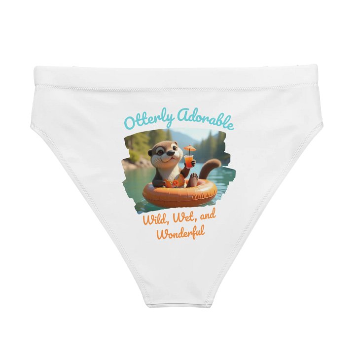 Otterly Adorable Bikini Bottoms – Cute Otter Summer Swimwear 🦦🍹💦 product image (1)