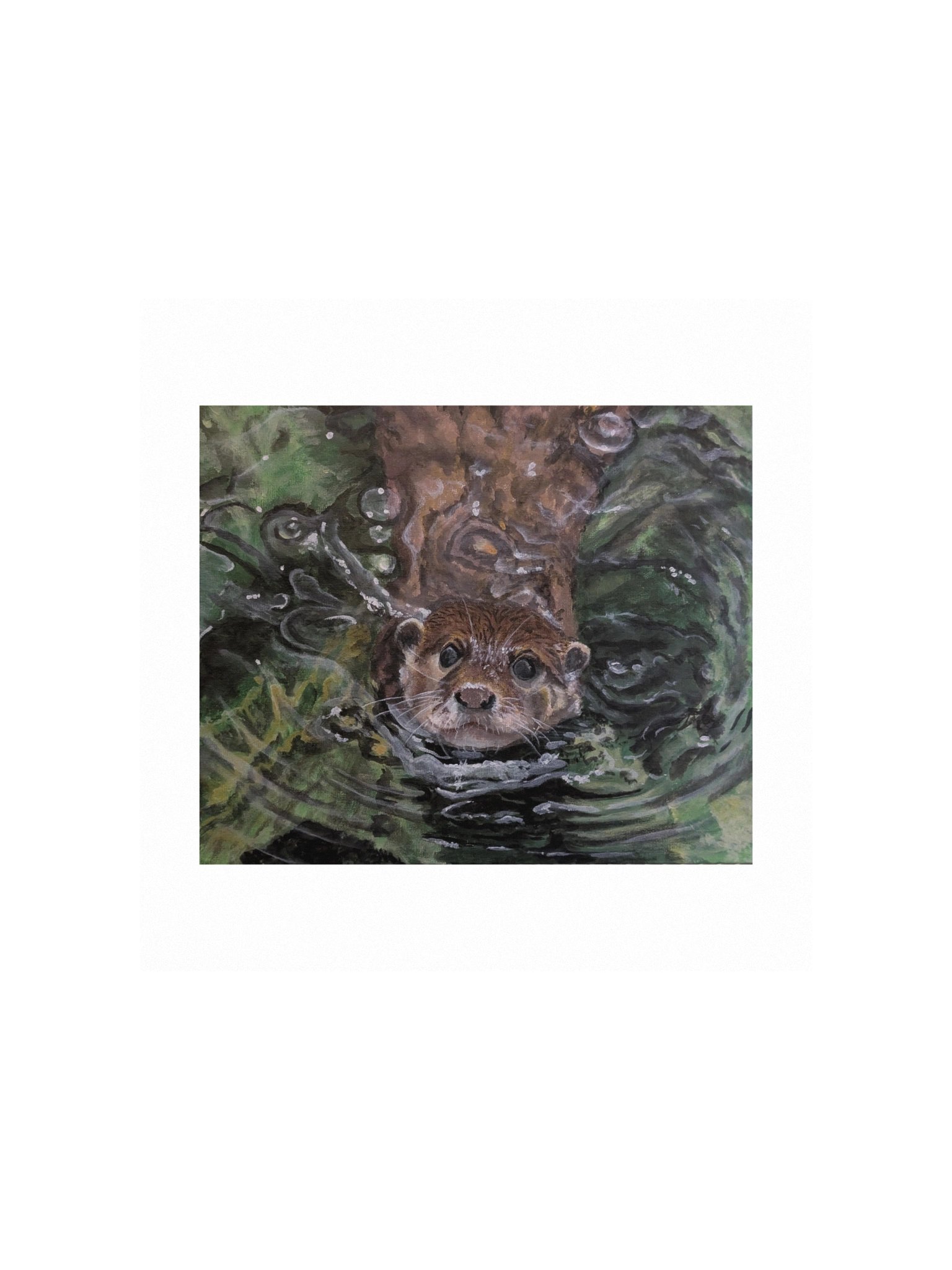 Swimming Otter Poster product image (2)