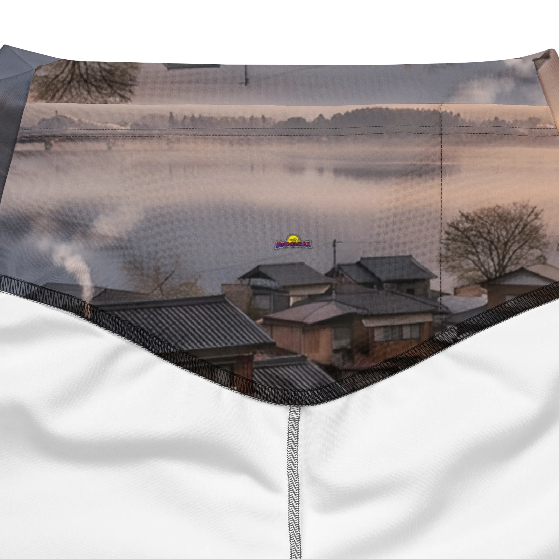 Mount Fuji High Waisted Flare Leggings | UPF 50+ Activewear product image (6)