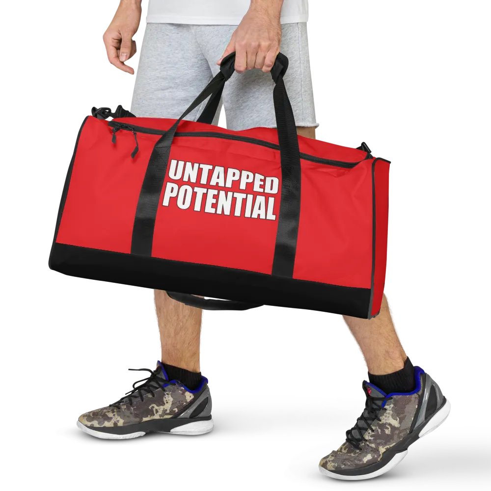 Untapped Potential Red Duffle Bag product image (7)