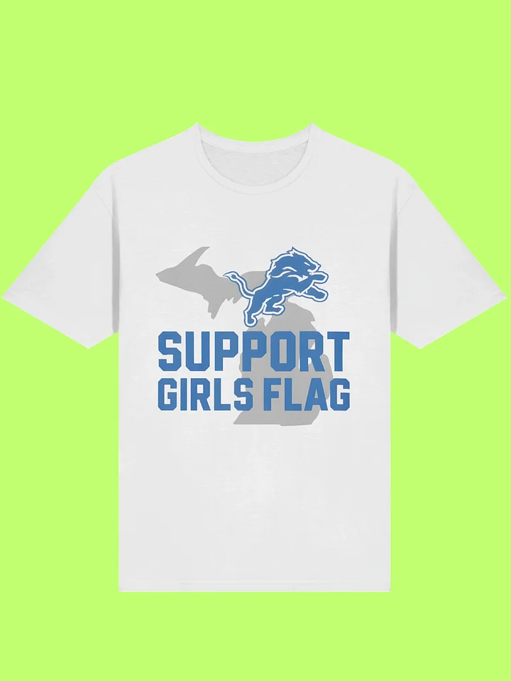 Support Girls Flag Detroit Lions Shirt product image (211)