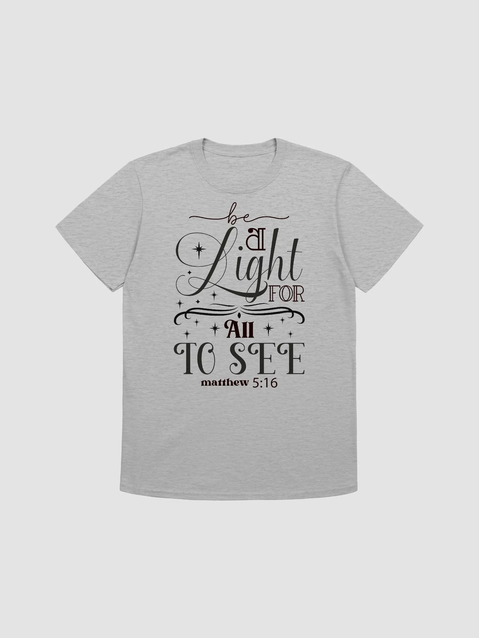 Shine Bright: Matthew 5:16 Typography Design product image (2)