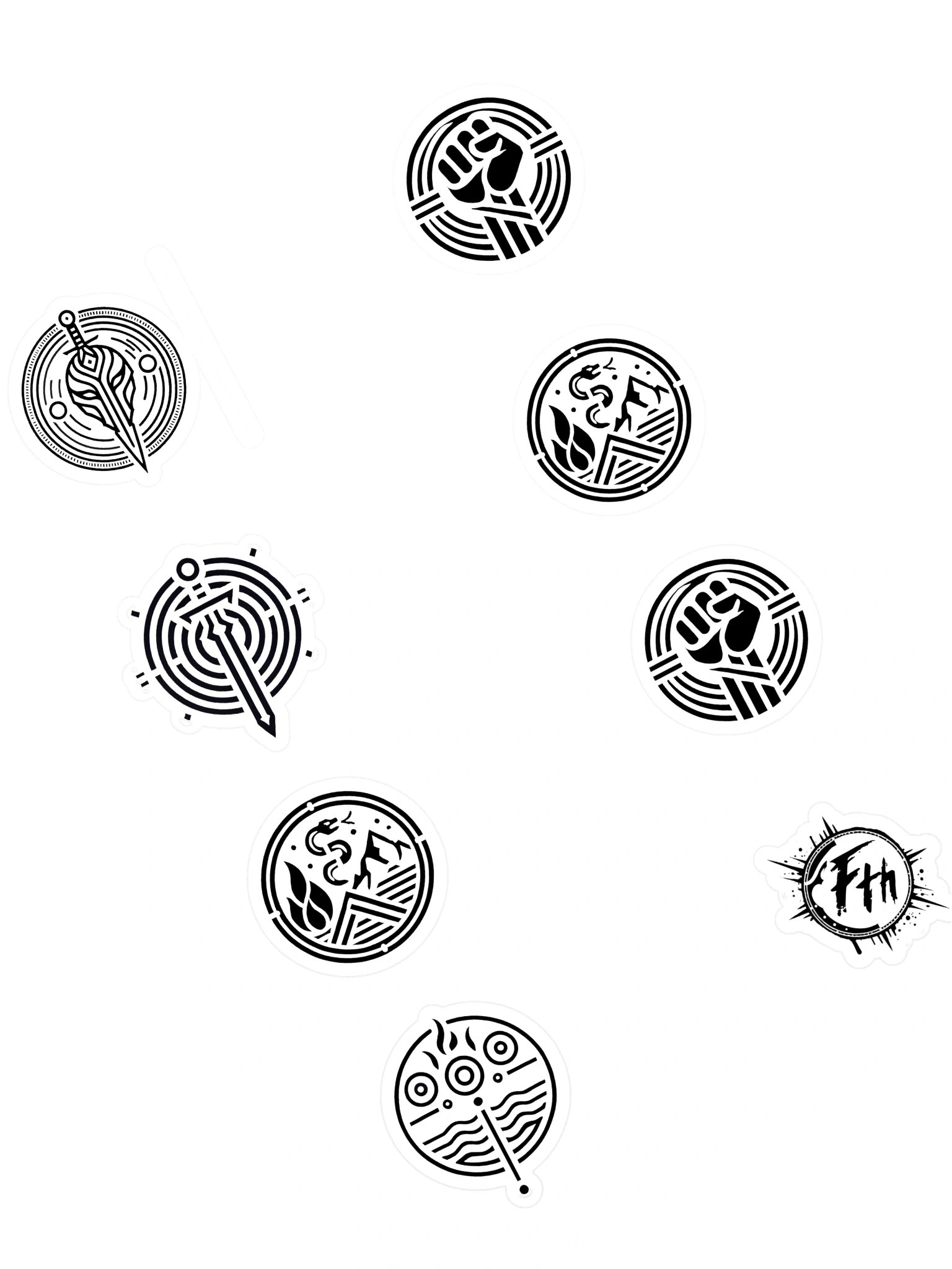 Heroic Path Sticker Collection Set product image (1)