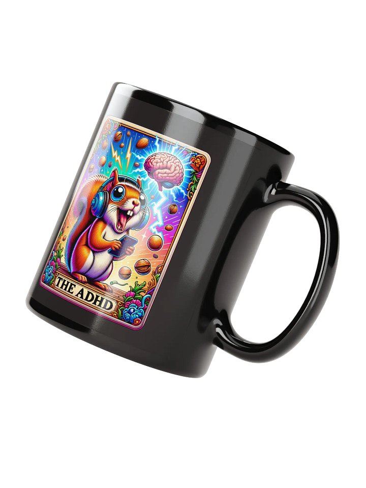 Whimsical ADHD Squirrel Mug product image (4)