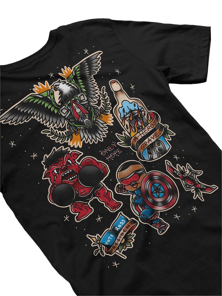Cap 4 Flash - Tee(Front & Back) product image (1)