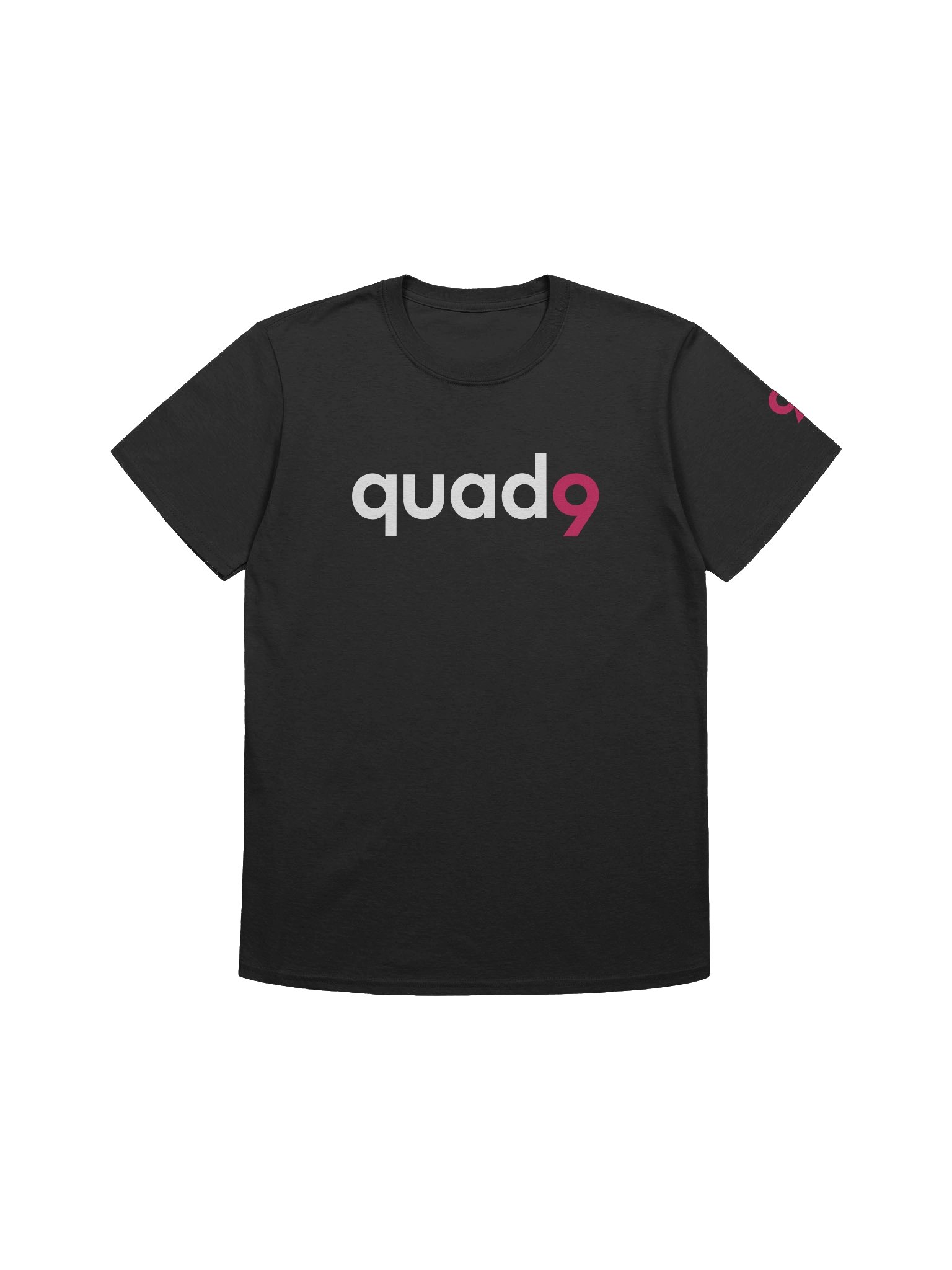 Quad9 White Logo T-Shirt product image (1)