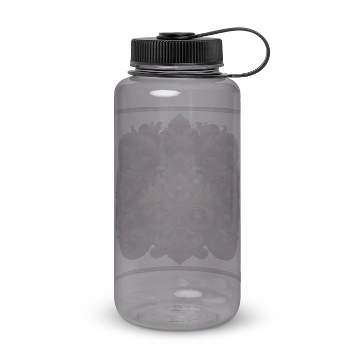 Ornate Metallic Floral Water Bottle product image (2)