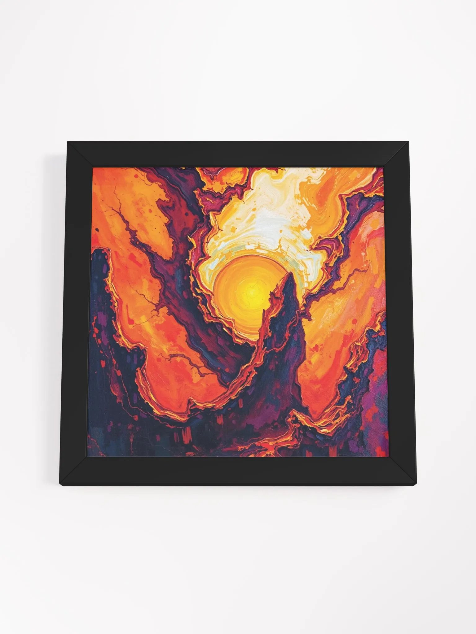 Radiant Sunburst Framed Print product image (20)