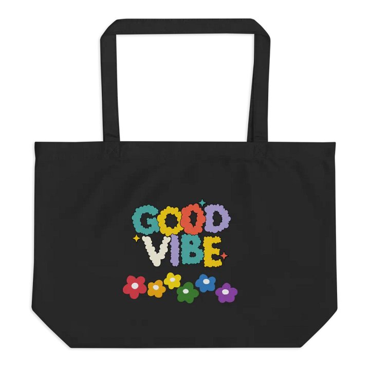 Good Vibe Floral Tote Bag product image (1)