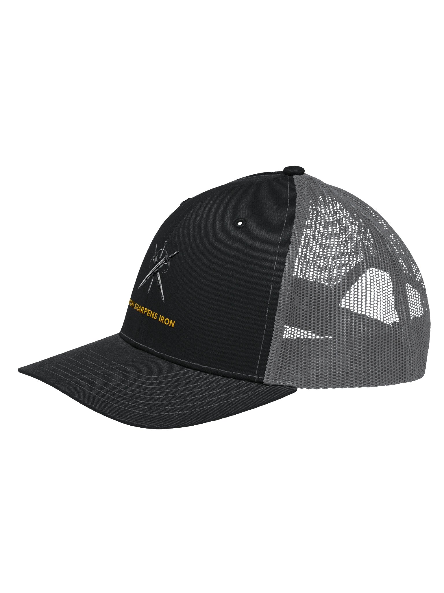 Iron Sharpens Iron Trucker Hat | Christian Streetwear | Successful Faith product image (3)