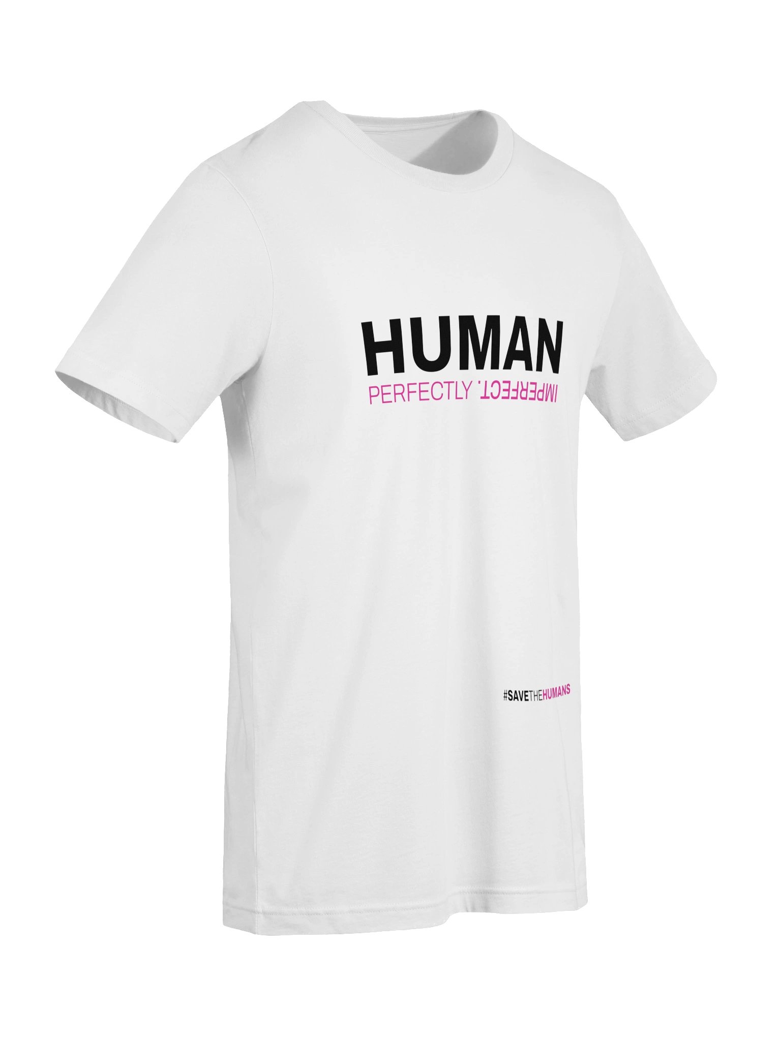 Human Imperfect White T-Shirt product image (5)