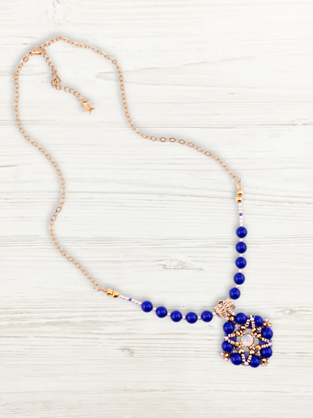 Midnight Melody Pendant Necklace - Blue product image (4)