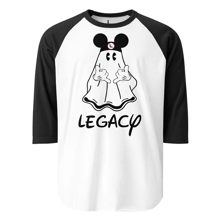 Disnerd Spector Spooks Raglan | White/Black product image (1)