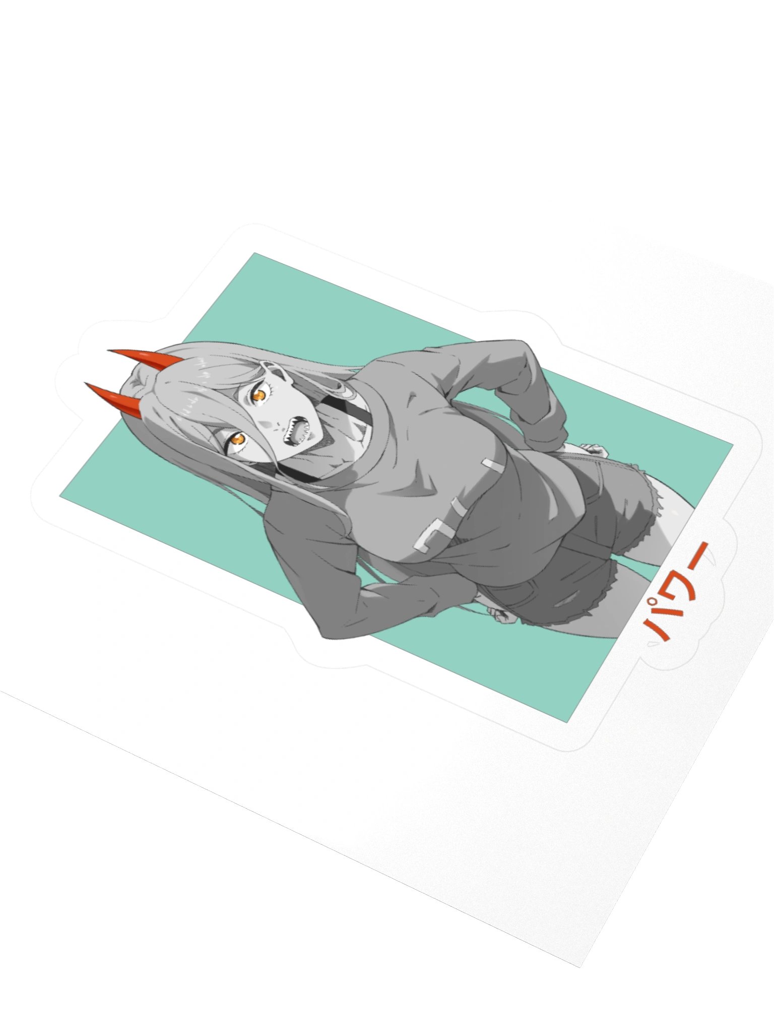 Power!! Chainsaw Man Kiss Cut Stickers product image (7)