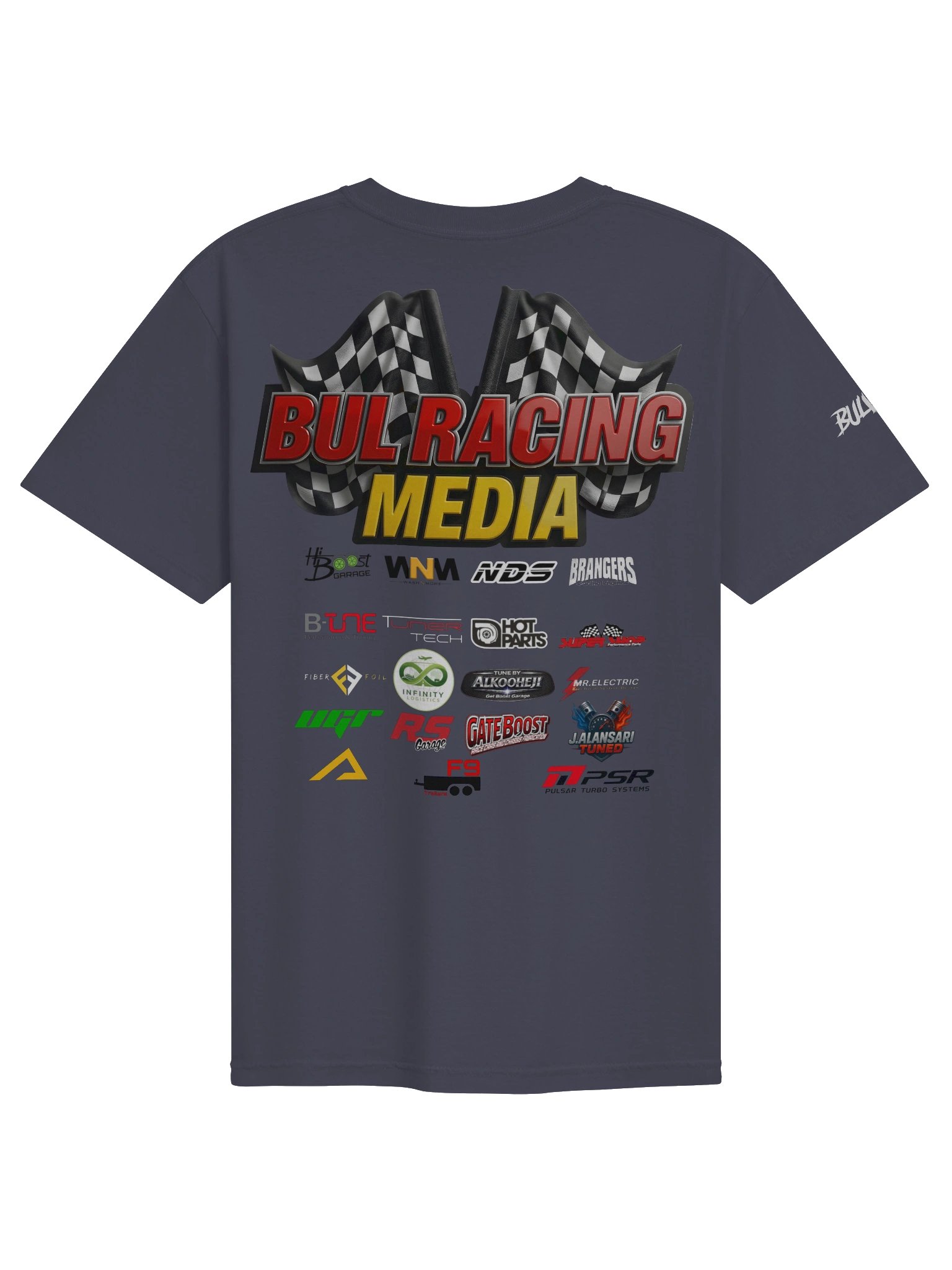 BULRACING media -Dyed Heavyweight T-Shirt Team - 6NqGs5pY32M