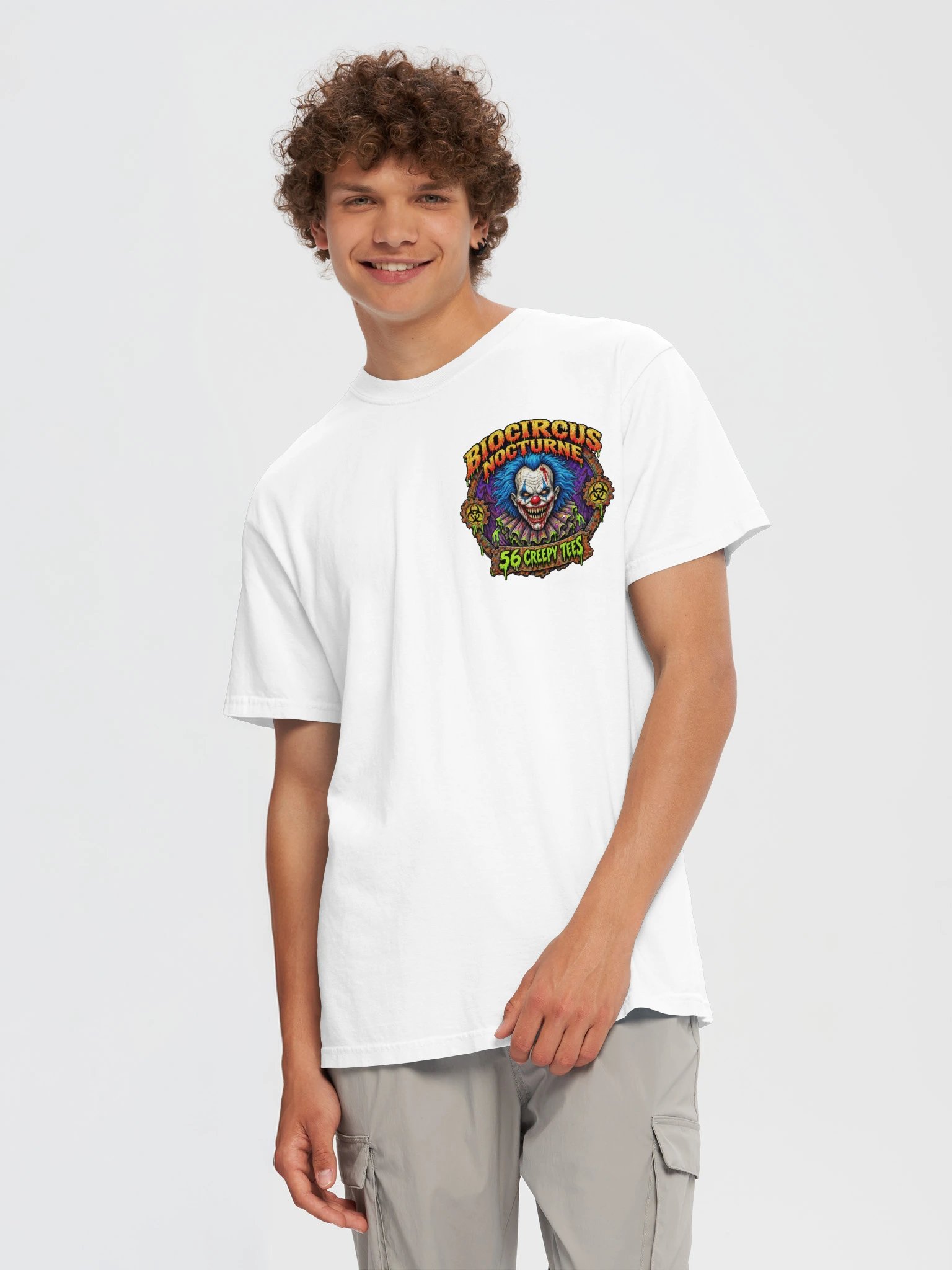 56 Creepy Tees Biohazard Nocturnes Comfort Colors T-Shirt product image (13)