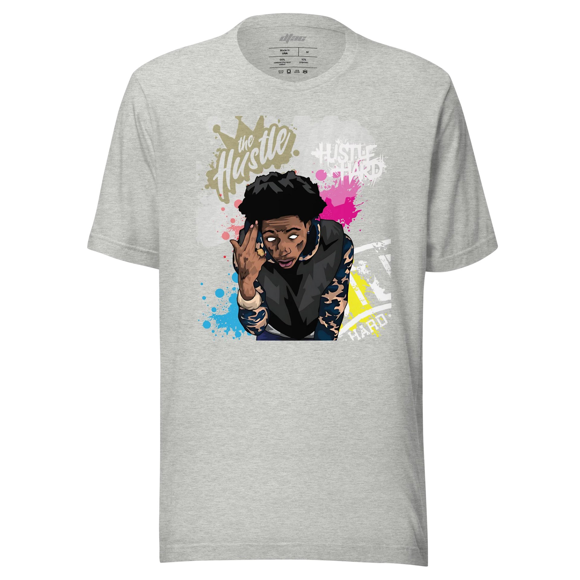 HustleHard Unisex T-Shirt product image (4)