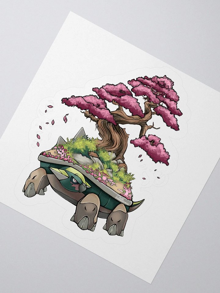 "Pink Bonsai Torterra" Sticker product image (5)
