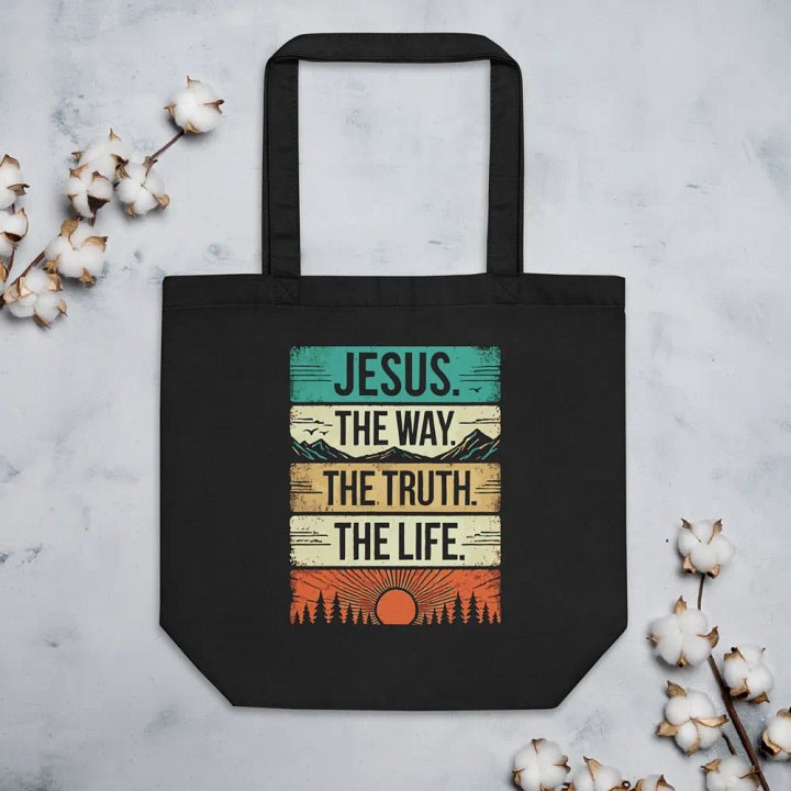 Jesus - The Way The Truth The Life Tote Bag product image (1)