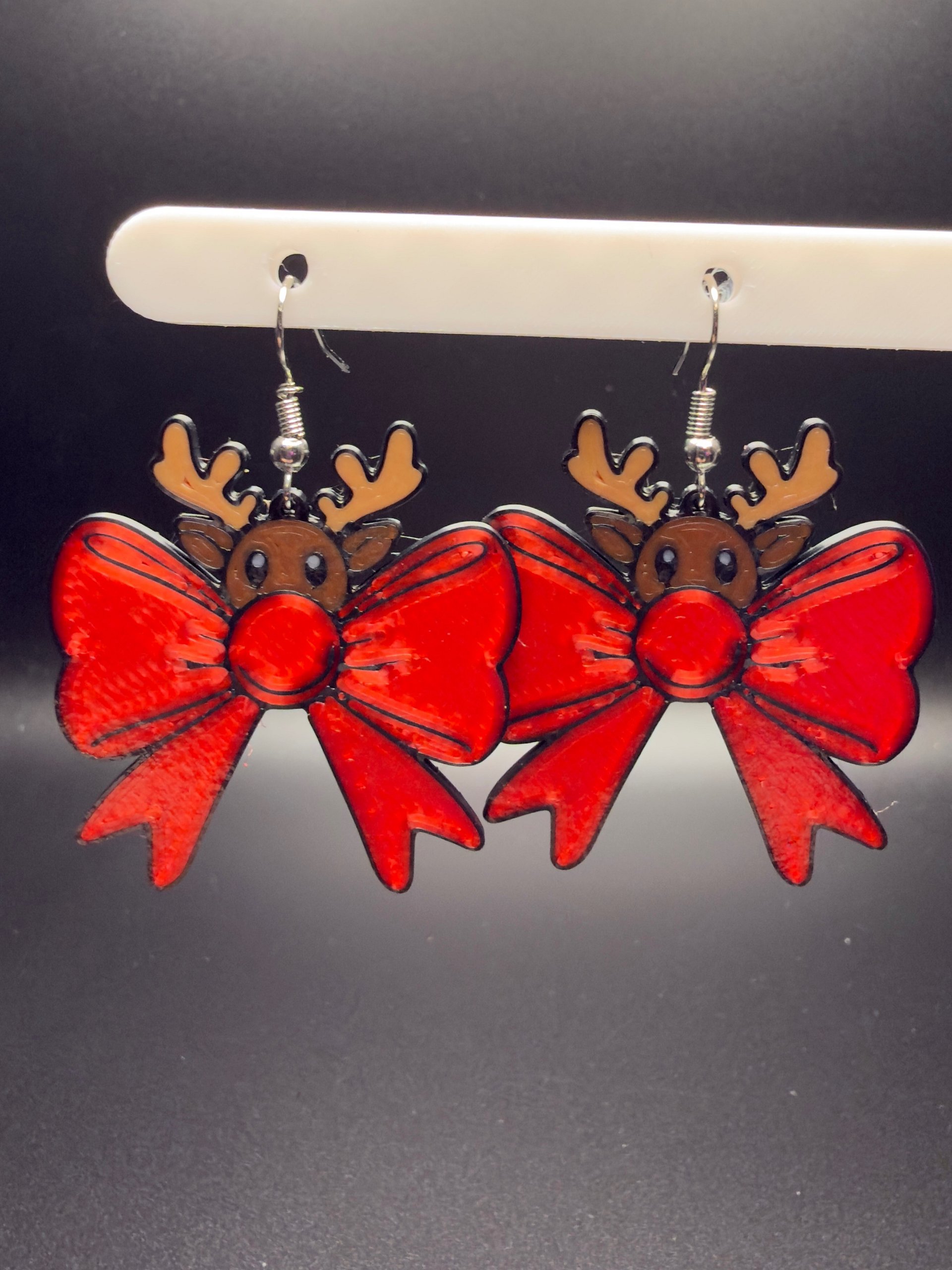 Rudolph’s Ribbon Earrings product image (1)