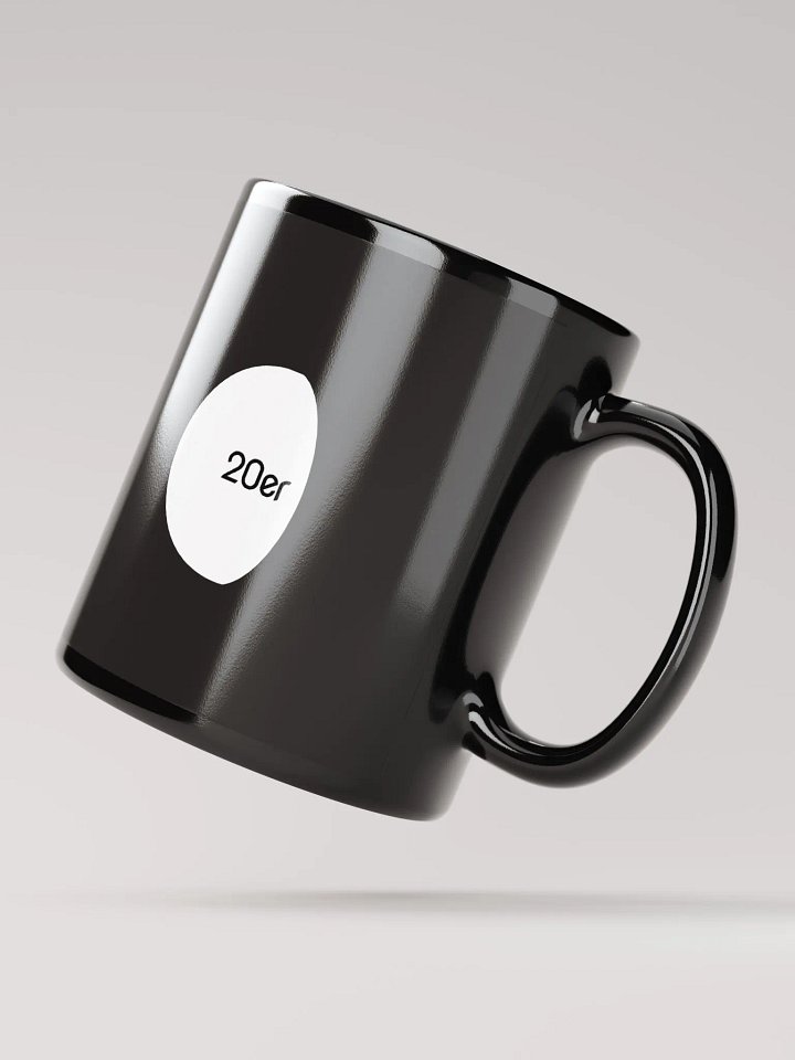20er (Black Glossy Mug) product image (2)