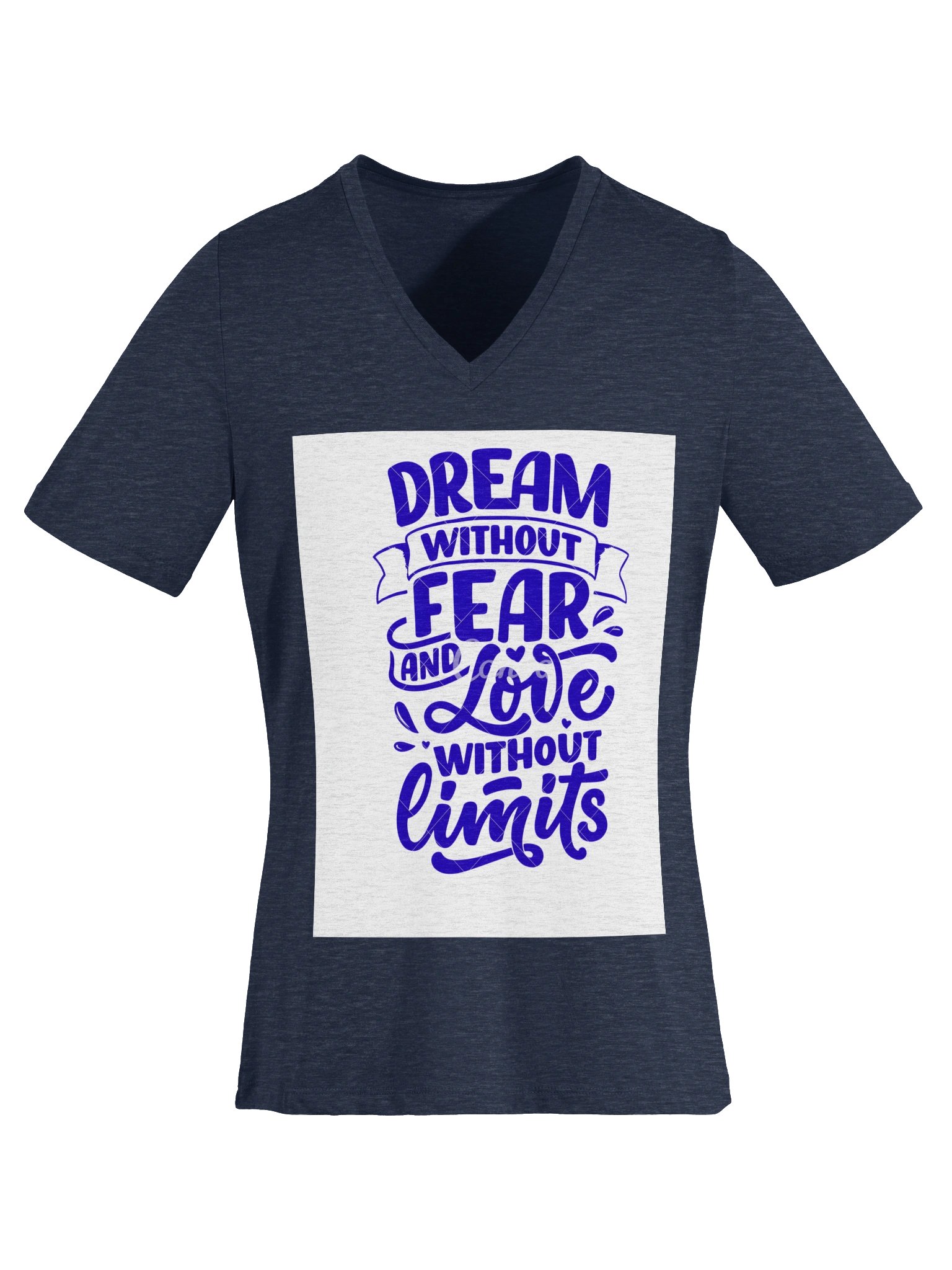Dream Without Fear V-Neck Tee product image (25)