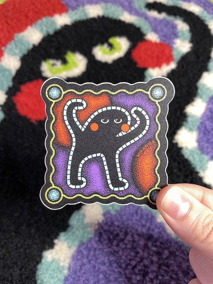 Cursed Cat Sticker product image (1)